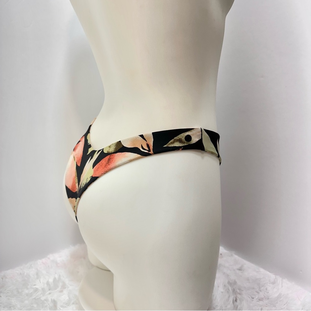 NWT Volcom Reversible Tropical Rush Skimpy Bikini Bottoms